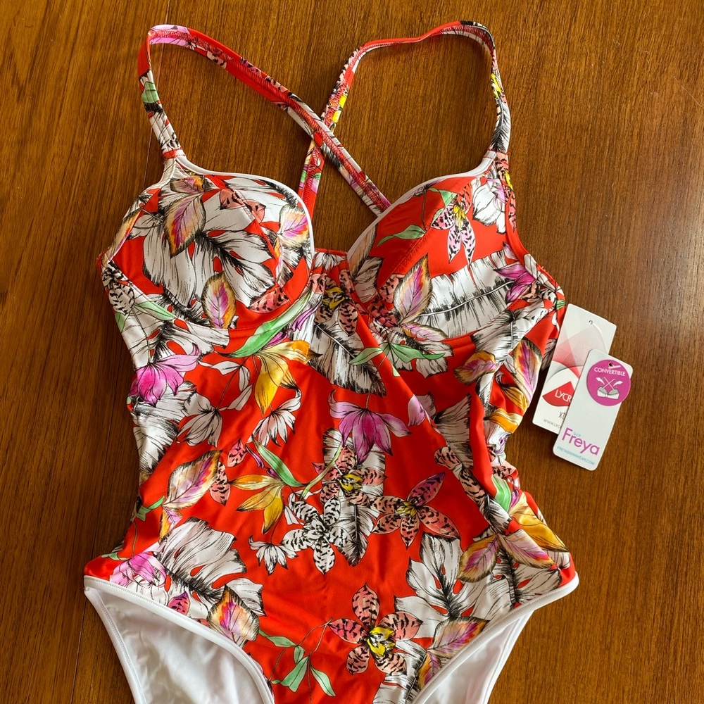 Freya Wild Flower Underwire Plunge One Piece